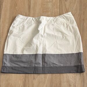Adidas White and Gray Skirt